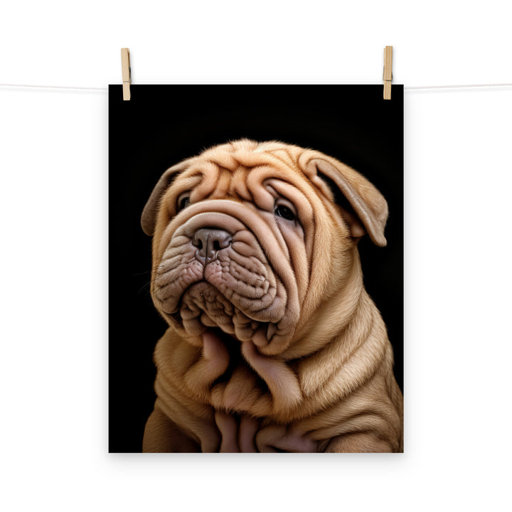 Shar Pei Photo paper poster - PosterfyAI.com