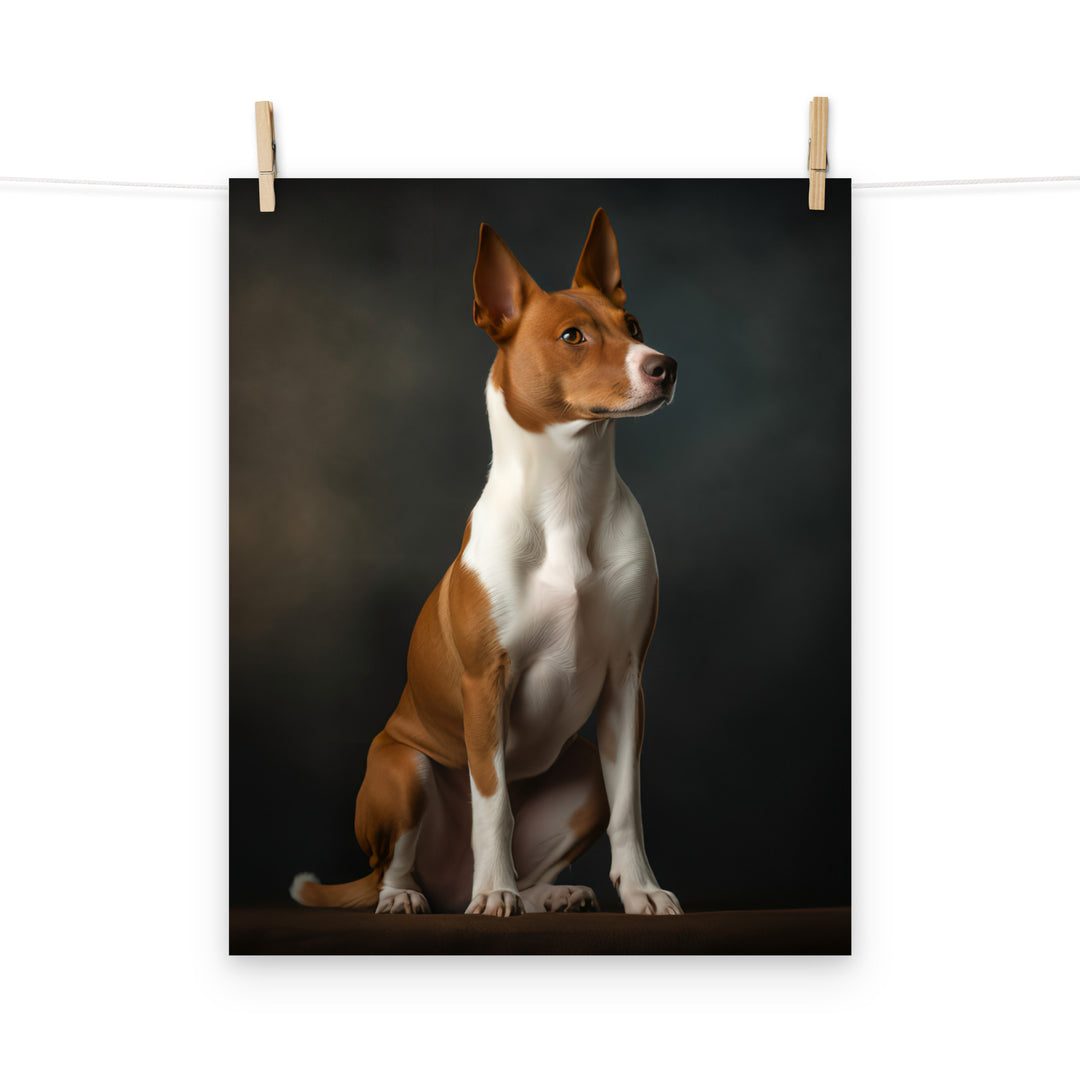 Basenji Photo paper poster - PosterfyAI.com