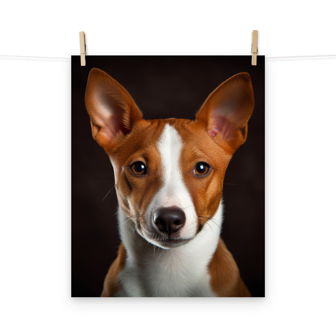 Basenji Photo paper poster - PosterfyAI.com