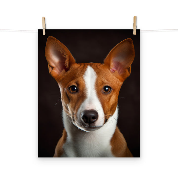 Basenji Photo paper poster - PosterfyAI.com