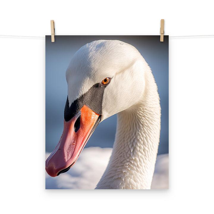 Swan Photo paper poster - PosterfyAI.com