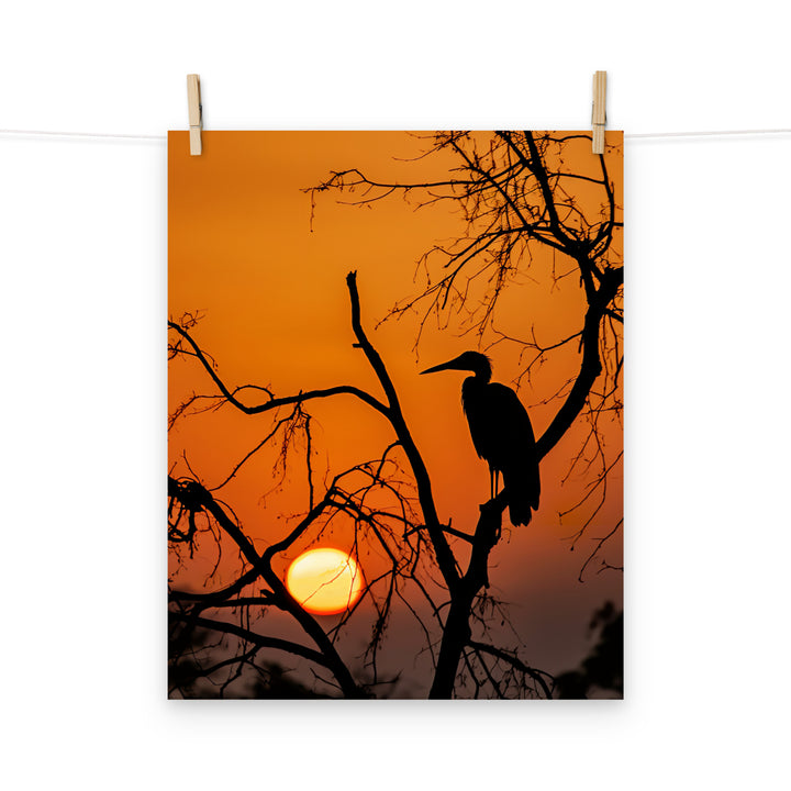 Stork Photo paper poster - PosterfyAI.com