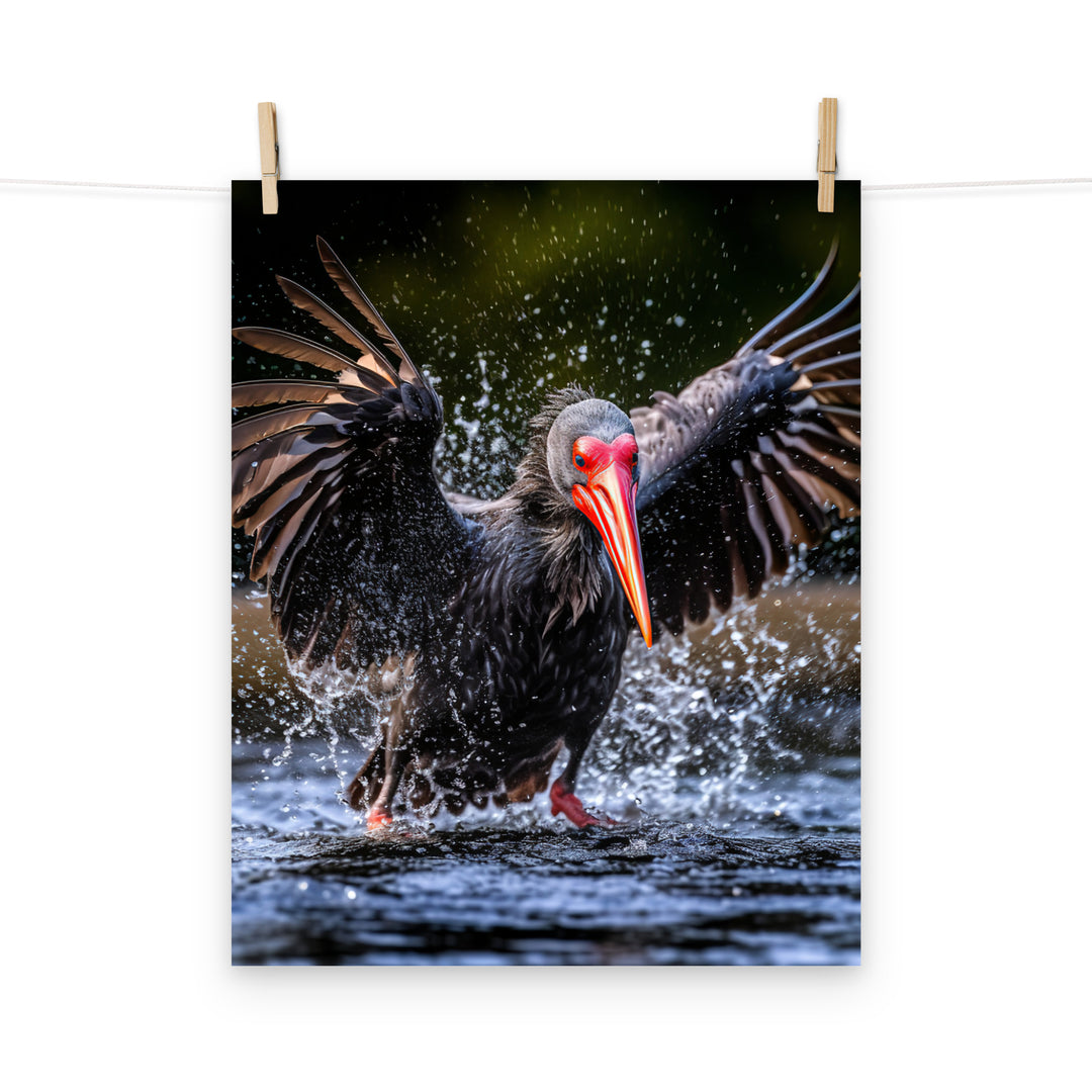 Stork Photo paper poster - PosterfyAI.com