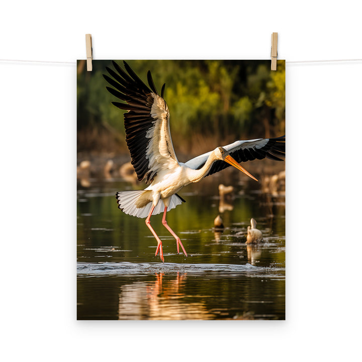 Stork Photo paper poster - PosterfyAI.com