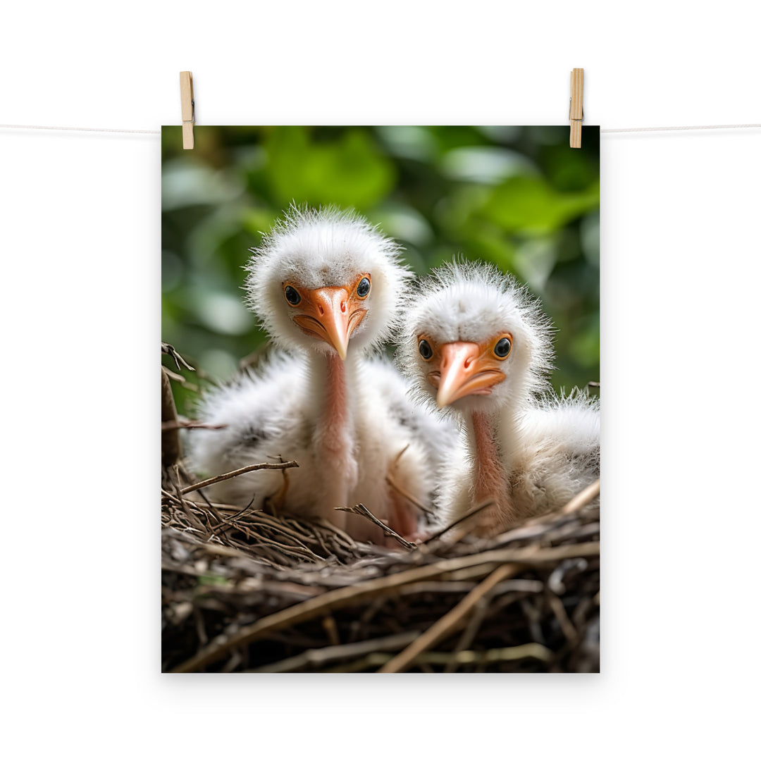 Stork Photo paper poster - PosterfyAI.com