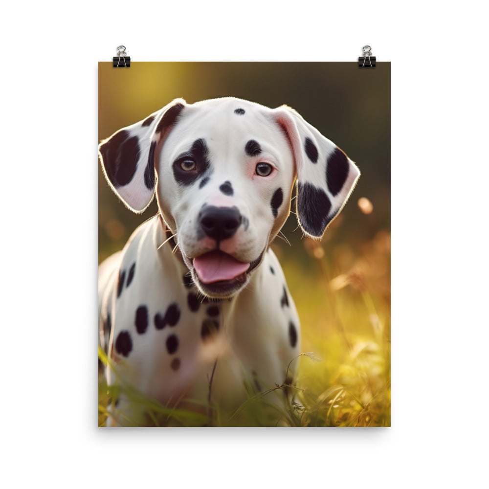 Spots and Smiles Photo paper poster - PosterfyAI.com