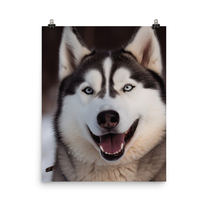 Siberian Smile Photo paper poster - PosterfyAI.com