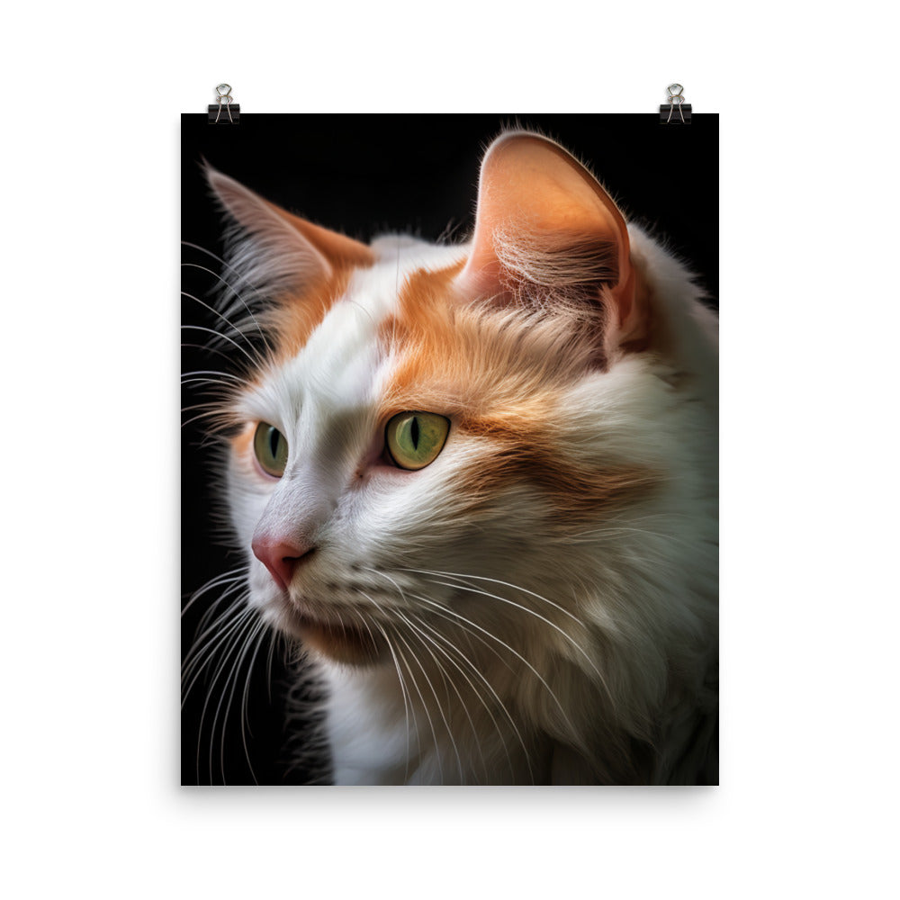 Spirit of Turkish Van Cat Photo paper poster - PosterfyAI.com
