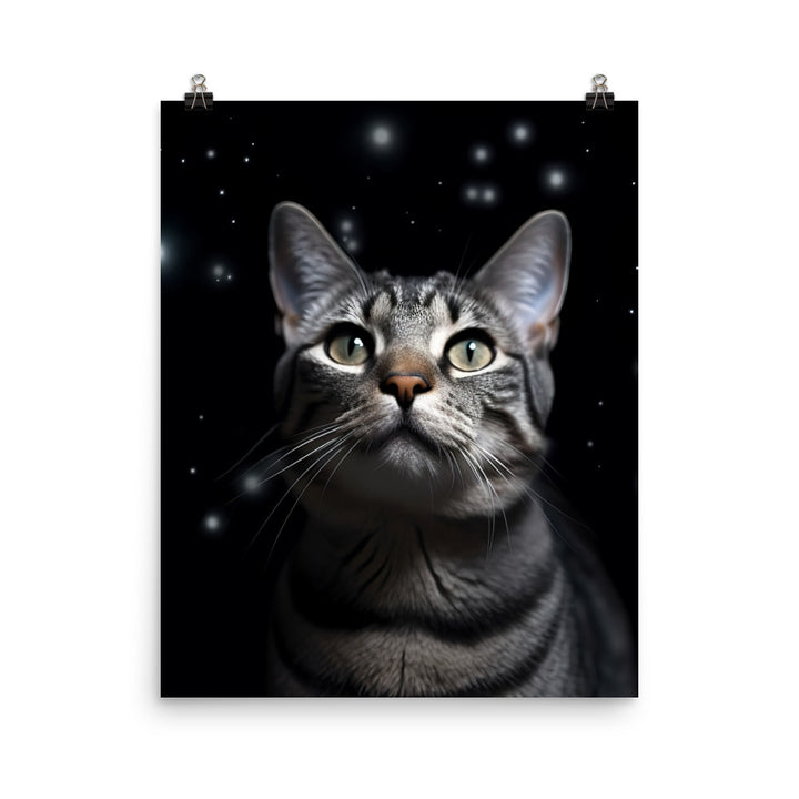 American Shorthair Cat Photo paper poster - PosterfyAI.com
