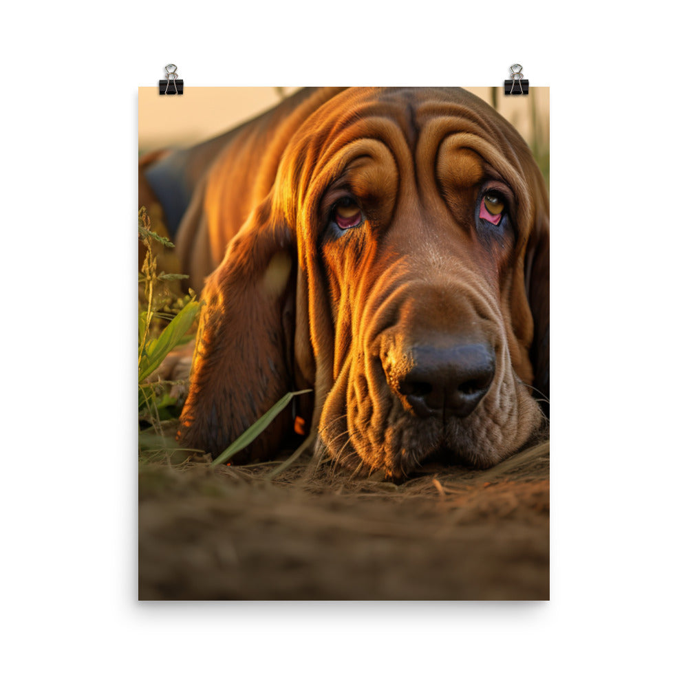 Bloodhounds Journey Photo paper poster - PosterfyAI.com