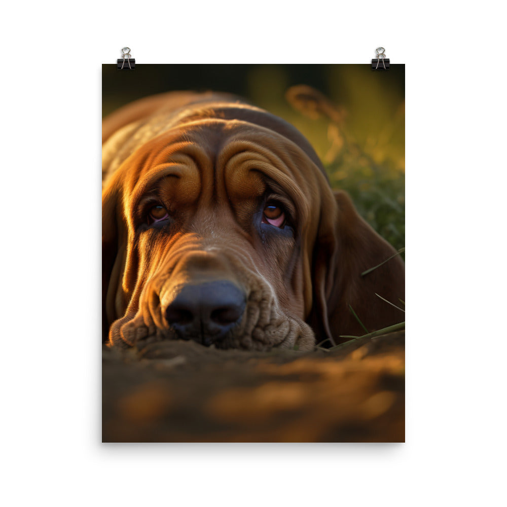 Bloodhounds Journey Photo paper poster - PosterfyAI.com