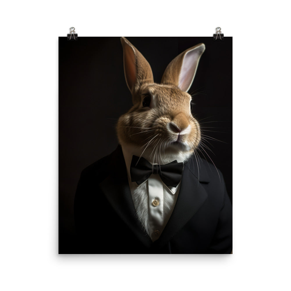 Beveren Bunny Photo paper poster - PosterfyAI.com