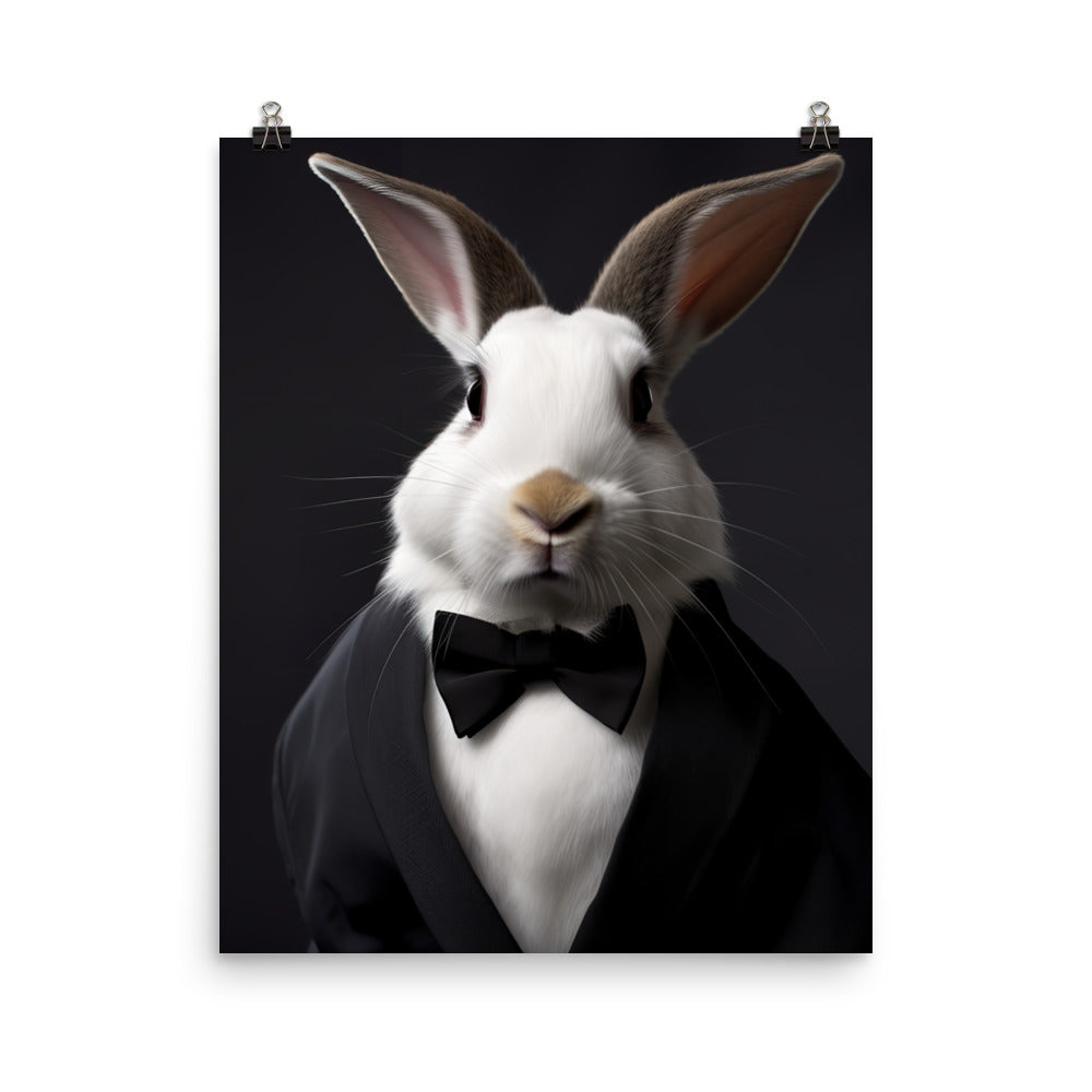 Beveren Bunny Photo paper poster - PosterfyAI.com