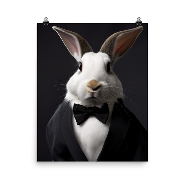 Beveren Bunny Photo paper poster - PosterfyAI.com