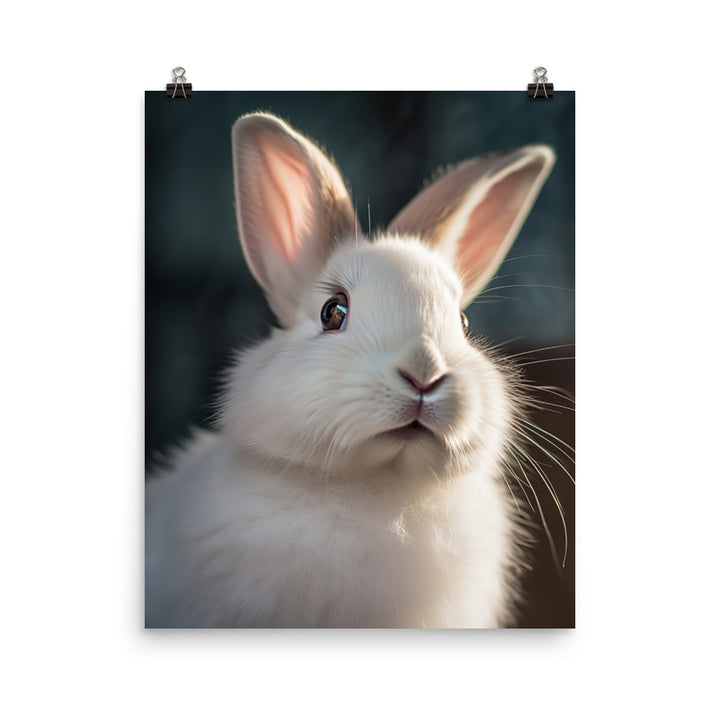 Beveren Bunny Photo paper poster - PosterfyAI.com