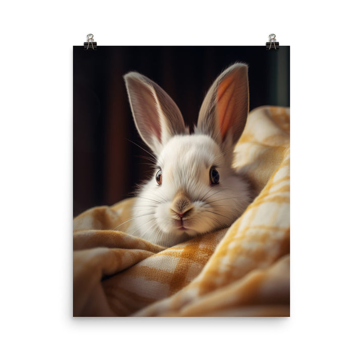 Beveren Bunny Photo paper poster - PosterfyAI.com