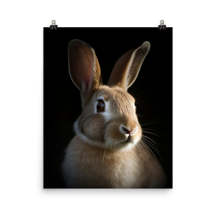 Beveren Bunny Photo paper poster - PosterfyAI.com