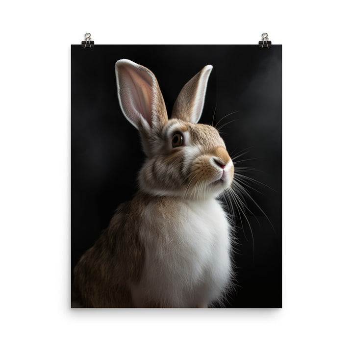 Beveren Bunny Photo paper poster - PosterfyAI.com