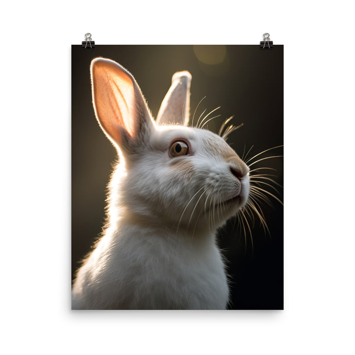 Beveren Bunny Photo paper poster - PosterfyAI.com