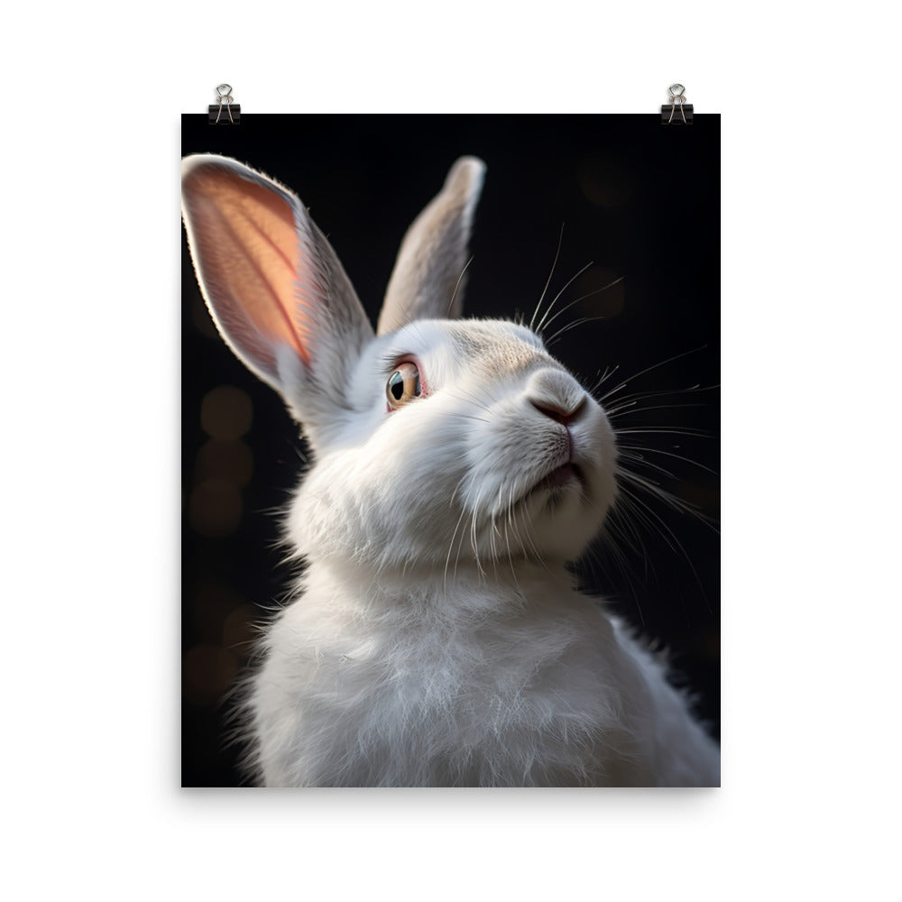 Beveren Bunny Photo paper poster - PosterfyAI.com