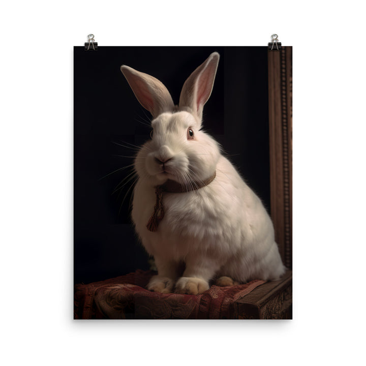 Beveren Bunny Photo paper poster - PosterfyAI.com