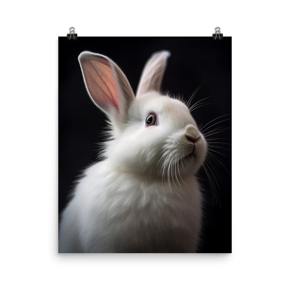Beveren Bunny Photo paper poster - PosterfyAI.com