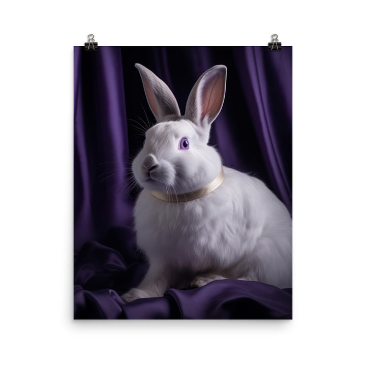 Beveren Bunny Photo paper poster - PosterfyAI.com