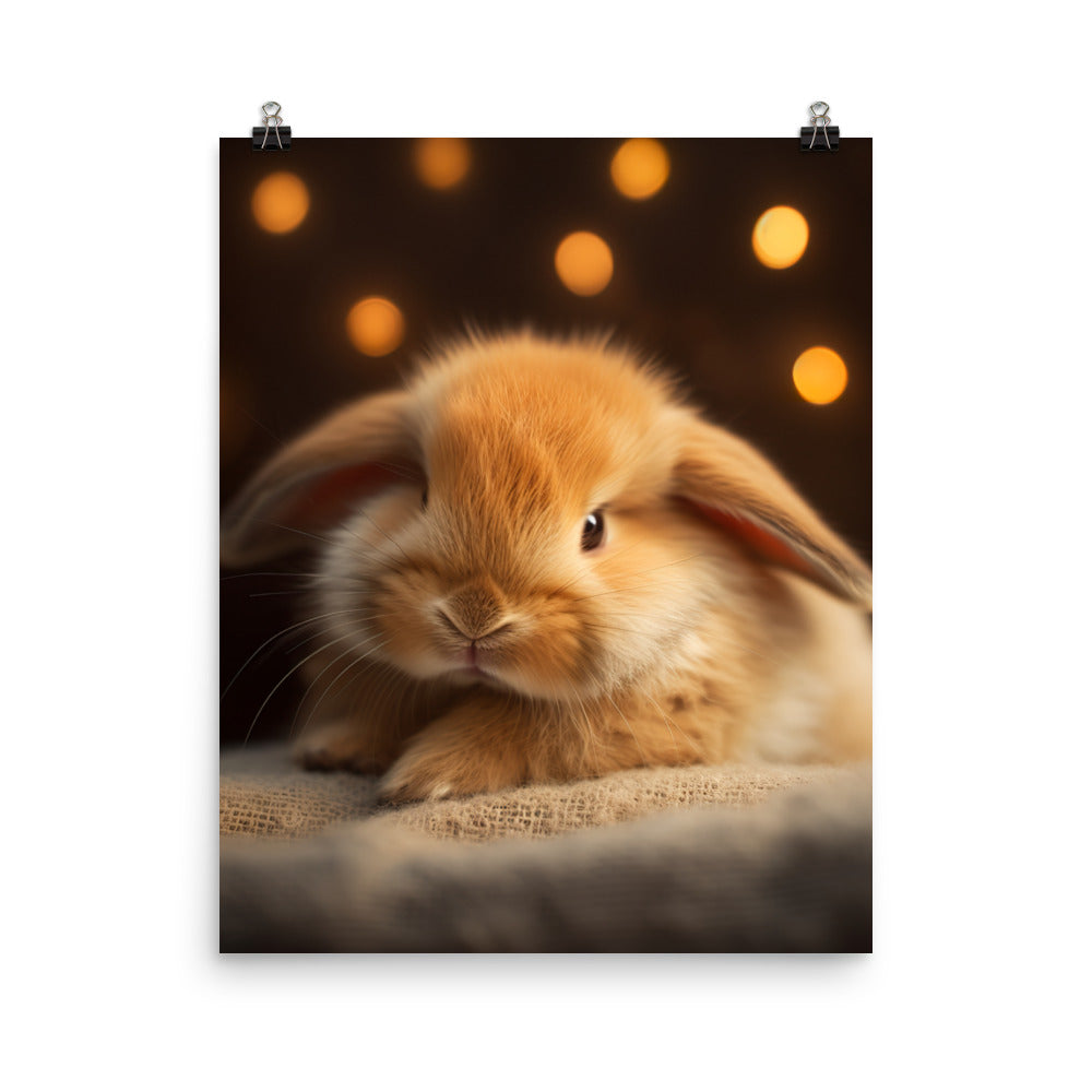 American Fuzzy Lop Photo paper poster - PosterfyAI.com