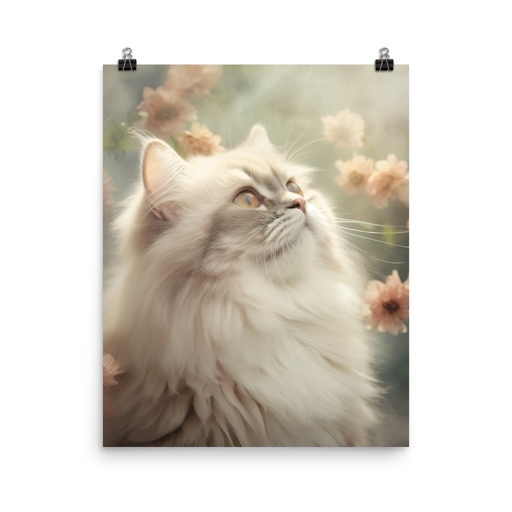 Serene World of Himalayan Kittens Photo paper poster - PosterfyAI.com