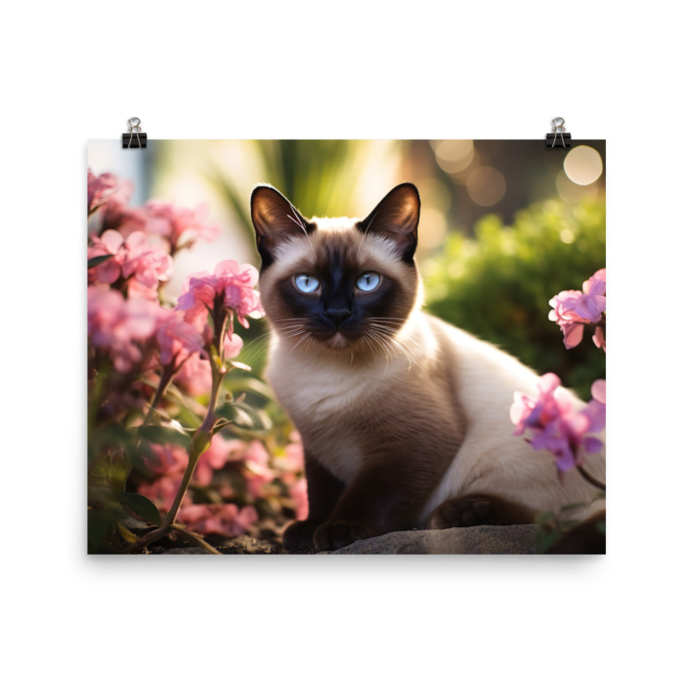 Siamese Photo paper poster - PosterfyAI.com