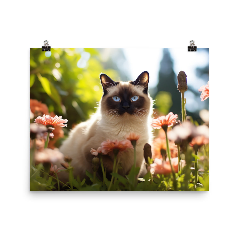 Siamese Photo paper poster - PosterfyAI.com