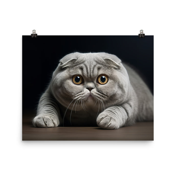 Scottish Fold Photo paper poster - PosterfyAI.com