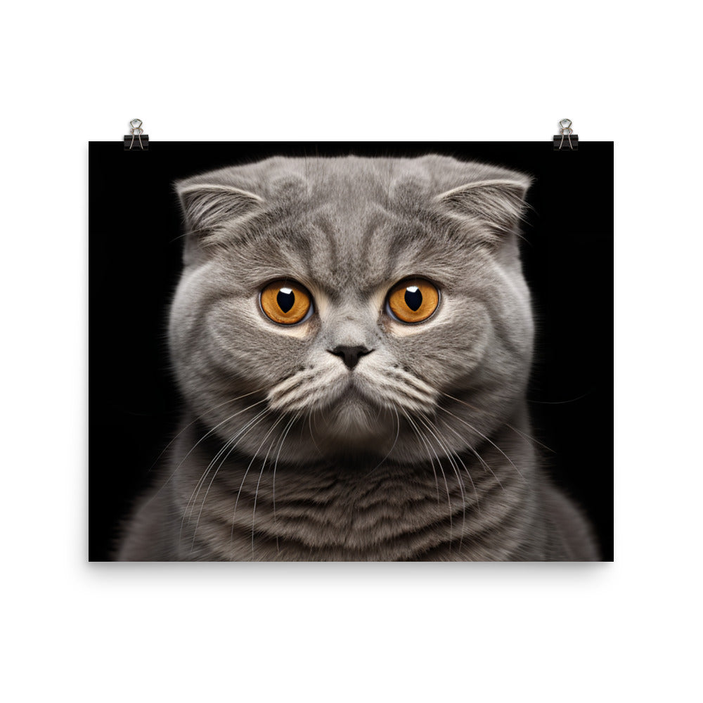 Scottish Fold Photo paper poster - PosterfyAI.com