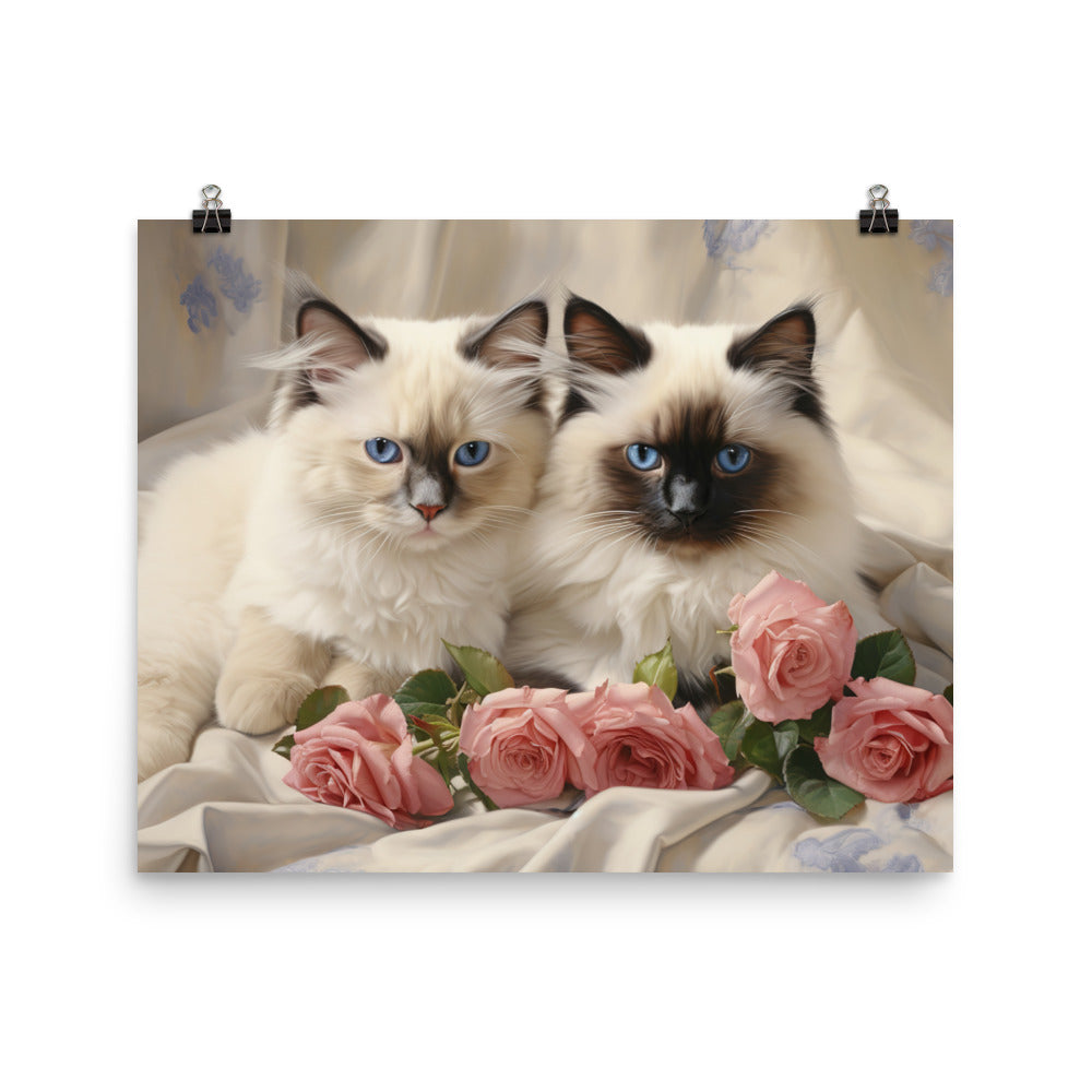 Birman Photo paper poster - PosterfyAI.com