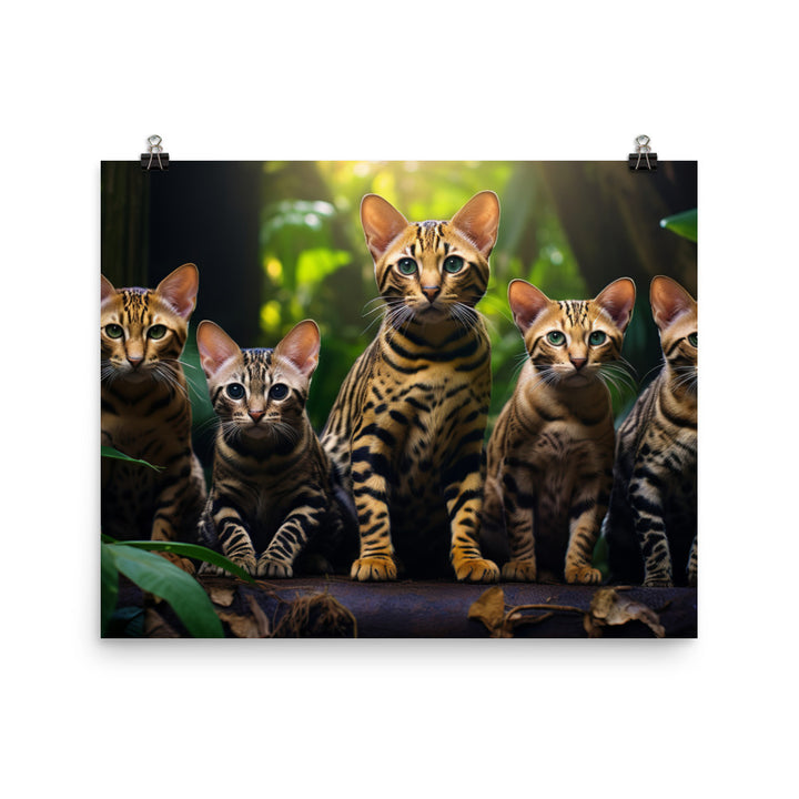 Bengal Photo paper poster - PosterfyAI.com