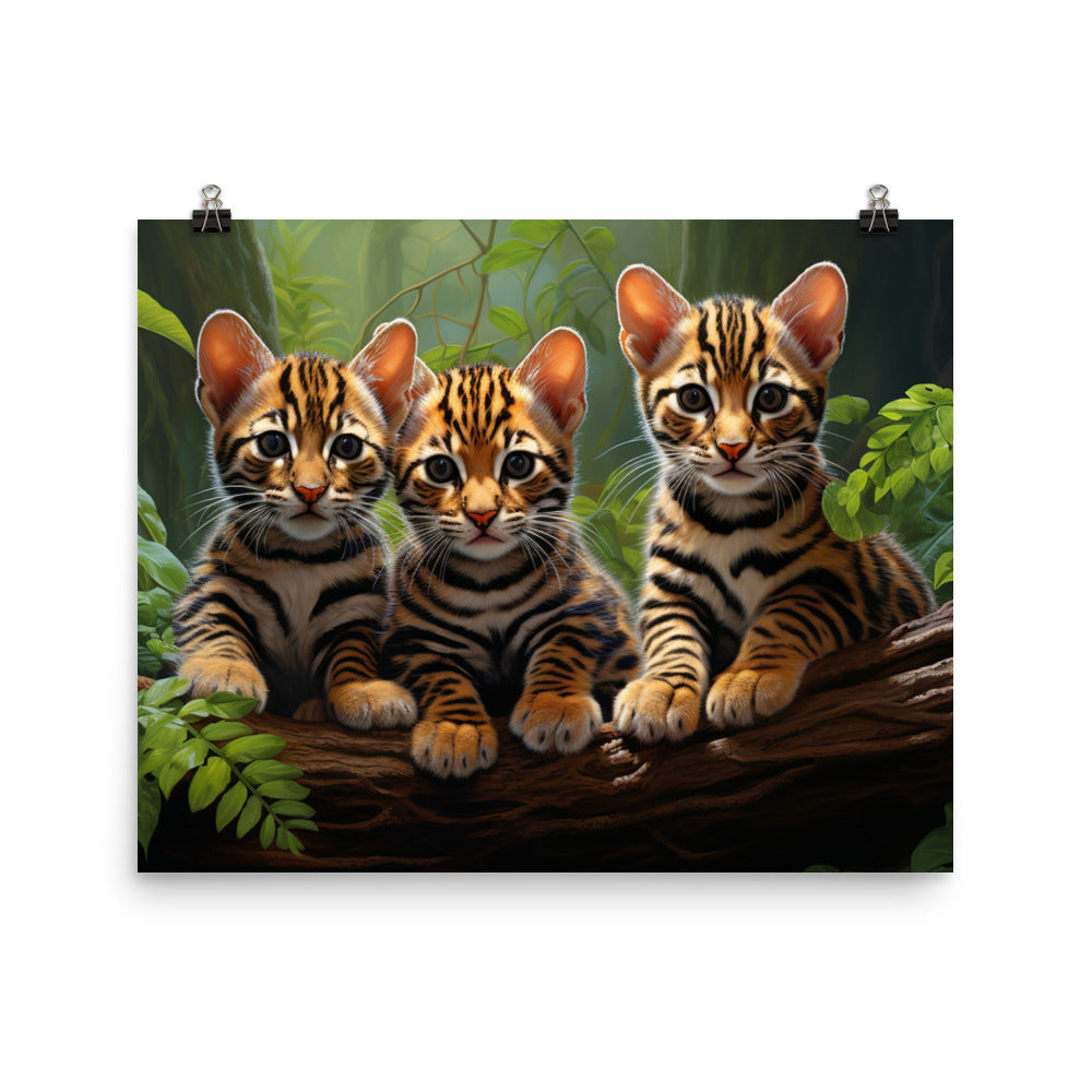 Bengal Photo paper poster - PosterfyAI.com