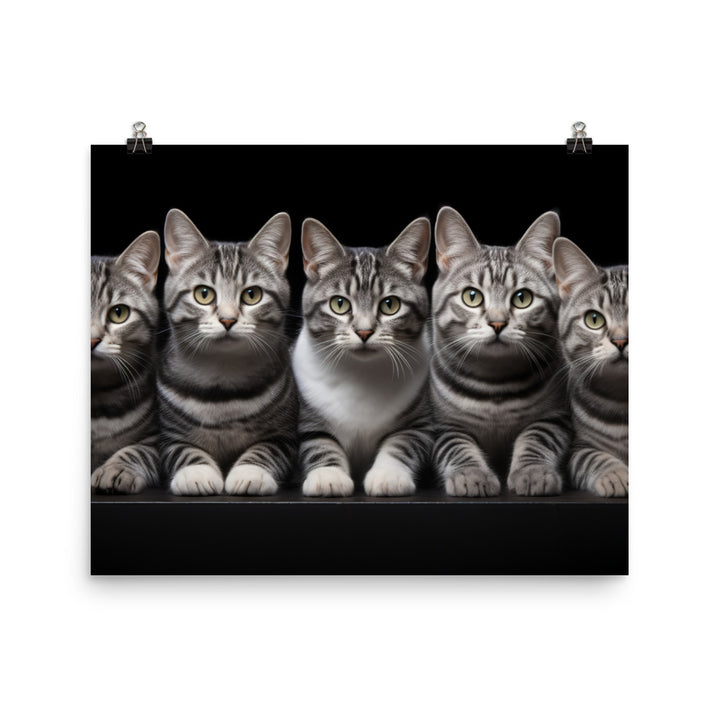 American Shorthair Photo paper poster - PosterfyAI.com