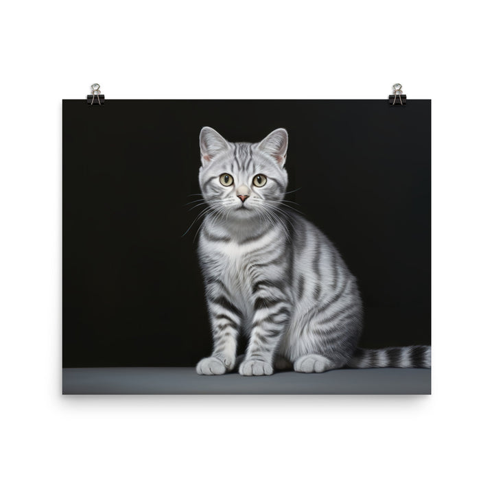 American Shorthair Photo paper poster - PosterfyAI.com