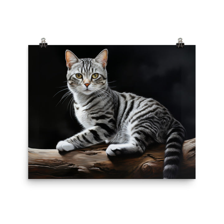 American Shorthair Photo paper poster - PosterfyAI.com
