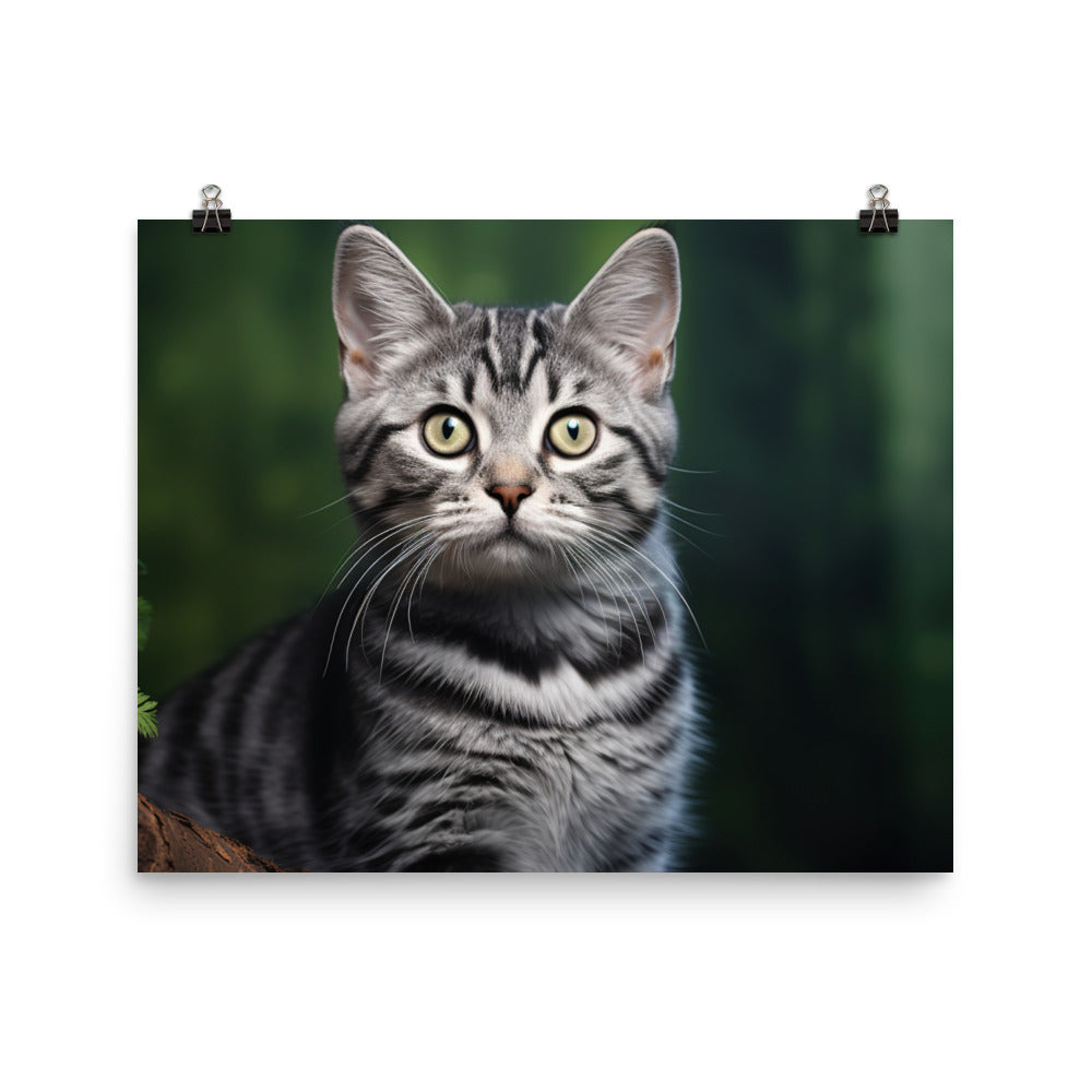 American Shorthair Photo paper poster - PosterfyAI.com