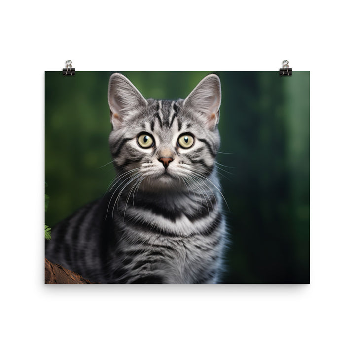 American Shorthair Photo paper poster - PosterfyAI.com