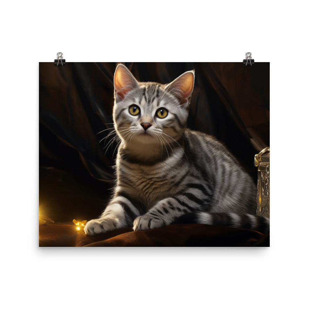American Shorthair Photo paper poster - PosterfyAI.com