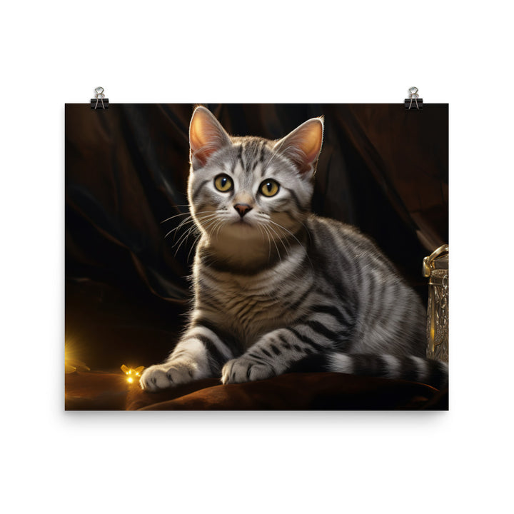 American Shorthair Photo paper poster - PosterfyAI.com
