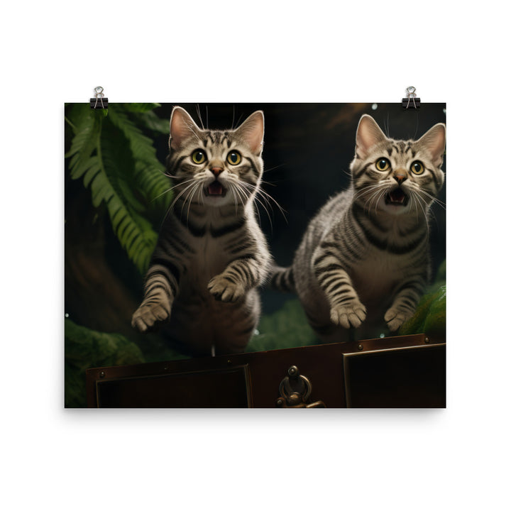 American Shorthair Photo paper poster - PosterfyAI.com