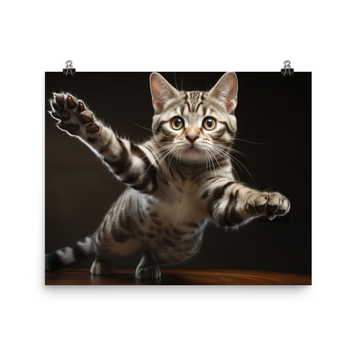 American Shorthair Photo paper poster - PosterfyAI.com