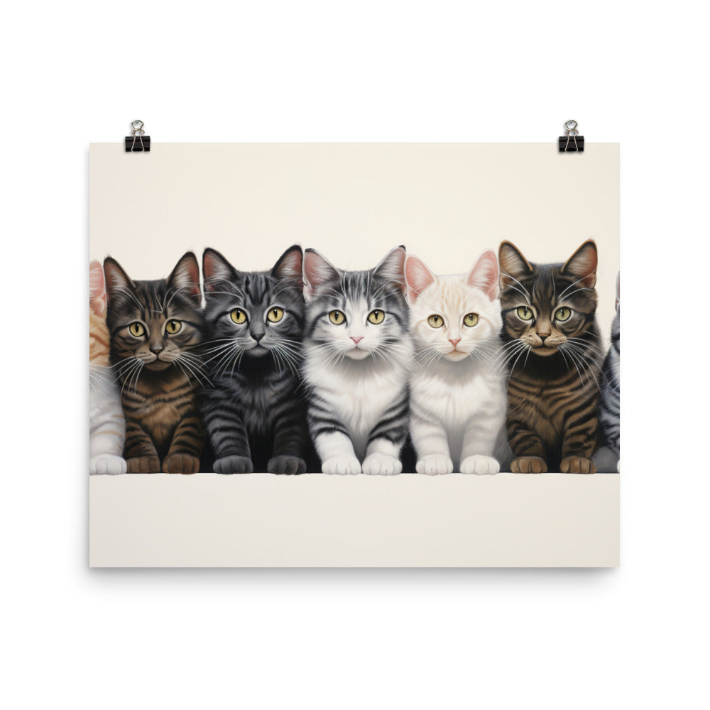 American Shorthair Photo paper poster - PosterfyAI.com