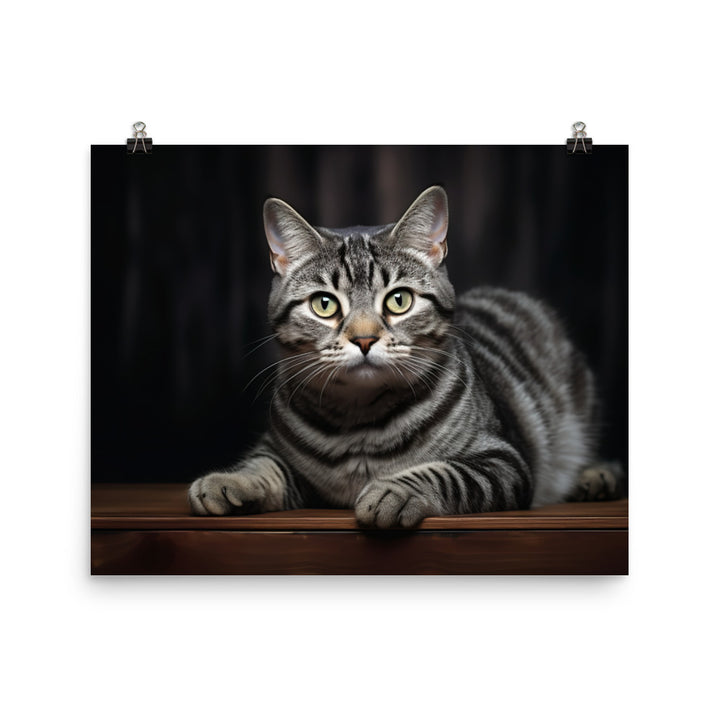 American Shorthair Photo paper poster - PosterfyAI.com