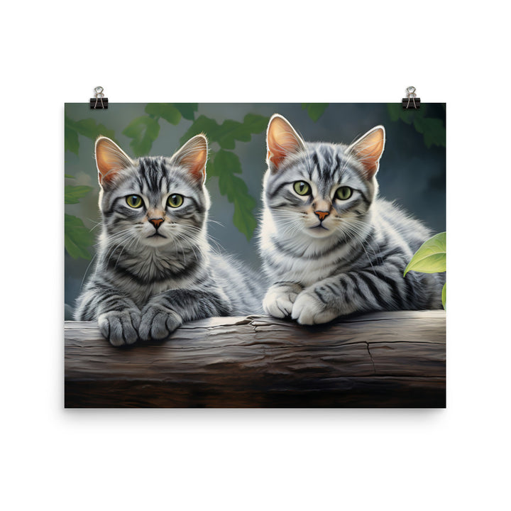 American Shorthair Photo paper poster - PosterfyAI.com