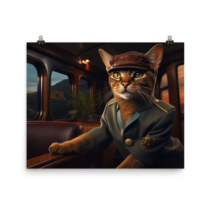 Abyssinian Transit Operator Photo paper poster - PosterfyAI.com