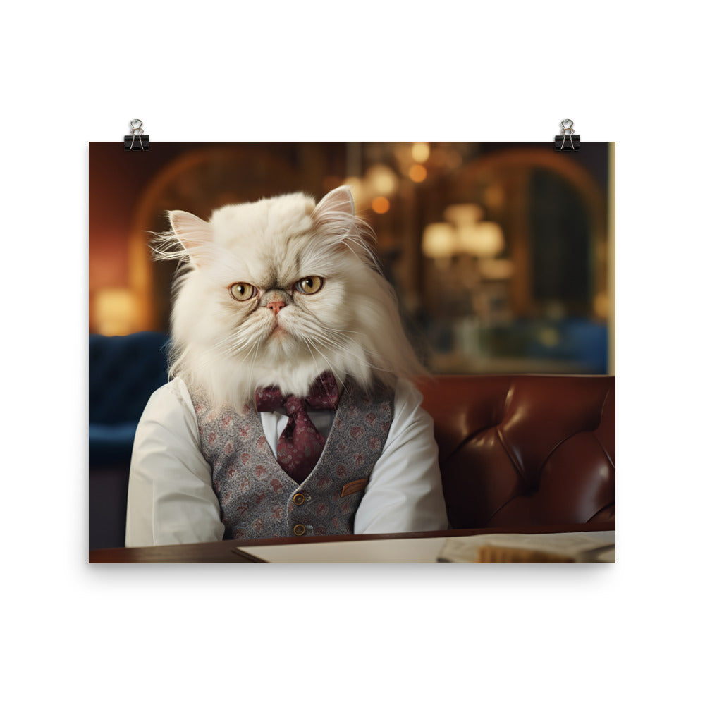 Persian Sales Consultant Photo paper poster - PosterfyAI.com